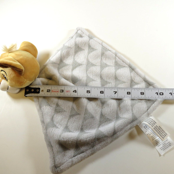 Disney Baby Lion King Simba Lambs & Ivy Gray Tan Newborn Lovey Blanket - Picture 9 of 11